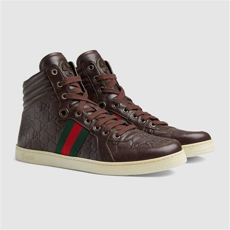 brown Gucci sneakers men